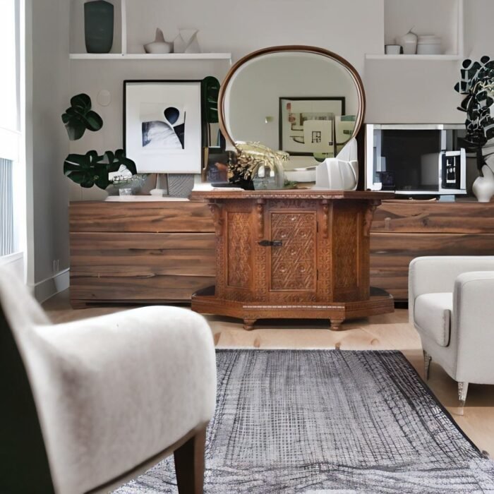 mango wood bar cabinet, wood bar cabinet
