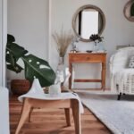 mango wood console table