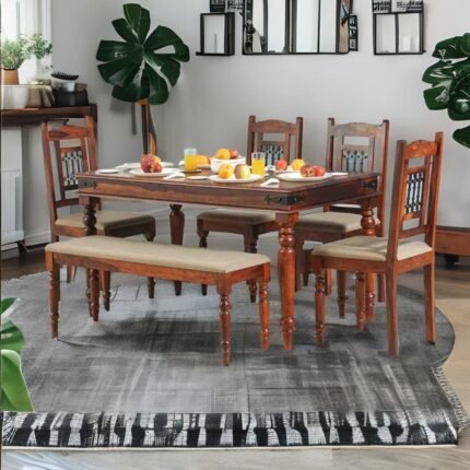 dining table 6 seater wooden, 6 seater dining table set