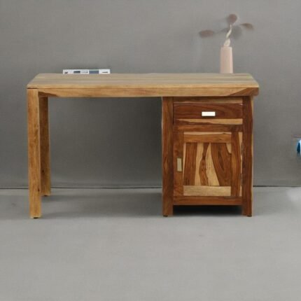 solid wood study desk, wooden study desk