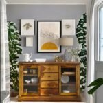 crockery unit, wooden crockery unit, sheesham wood crockery unit