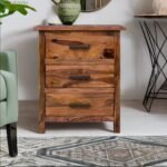 sheesham bedside table