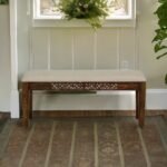 sheesham wood bench, wooden bench