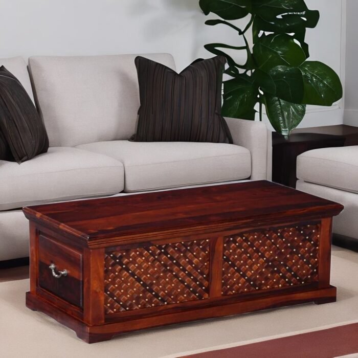 wooden trunk
