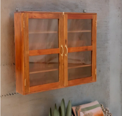 hanging wall cabinet, wooden wall cabinet