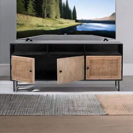 rattan tv unit