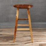 cafe stools, sheesham wood cafe stool
