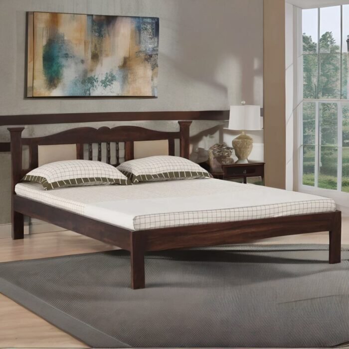 solid sheesham wood bed