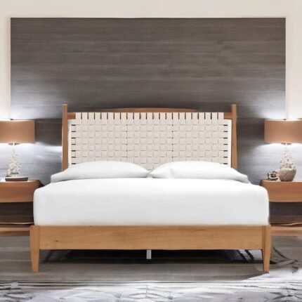 king size wooden bed, wood king bed