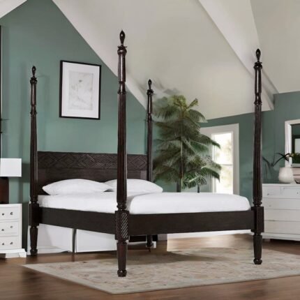 king size poster bed, wooden king size bed