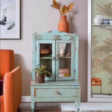 wood small cabinet, reclaimed cabinet