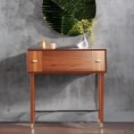 solid wood study table, wooden study table