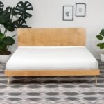 solid wood carved bed